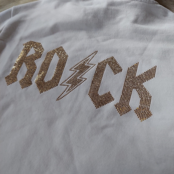 NWT Zadig & Voltaire Comfy Rock Studs Zip Up Hoodie Blanc - Picture 8 of 13